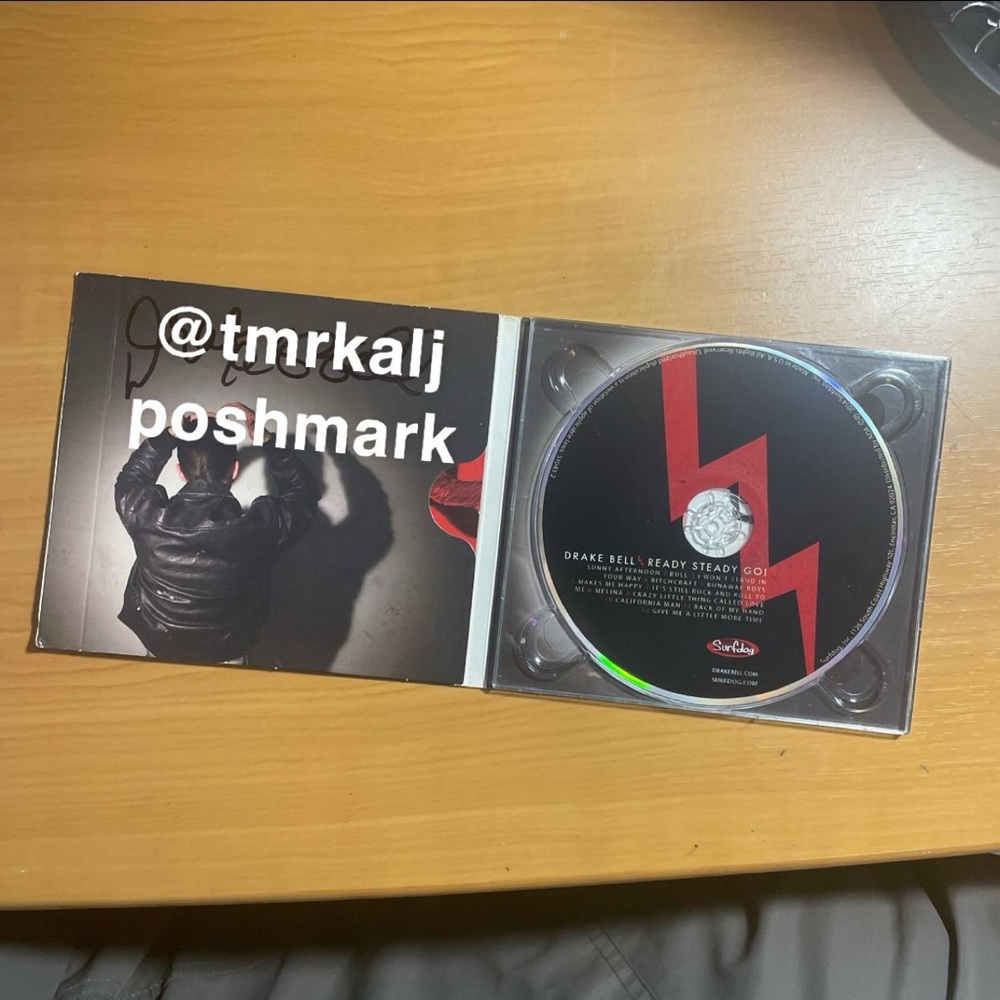 SIGNED Drake Bell CD "Ready Set Go!" Drake & Josh